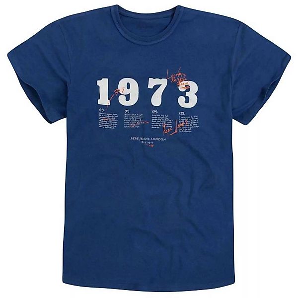 Pepe Jeans Blokland Kurzärmeliges T-shirt XL Chatham Blue günstig online kaufen
