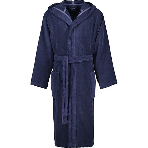 JOOP! Herren Bademantel - Kapuze 1648 - Farbe: Blau - 175 - M günstig online kaufen