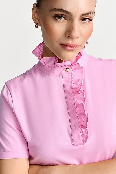 RICHROYAL Blusenshirt mit schmalem Stehkragen und halber Knopfleiste mit Rü günstig online kaufen