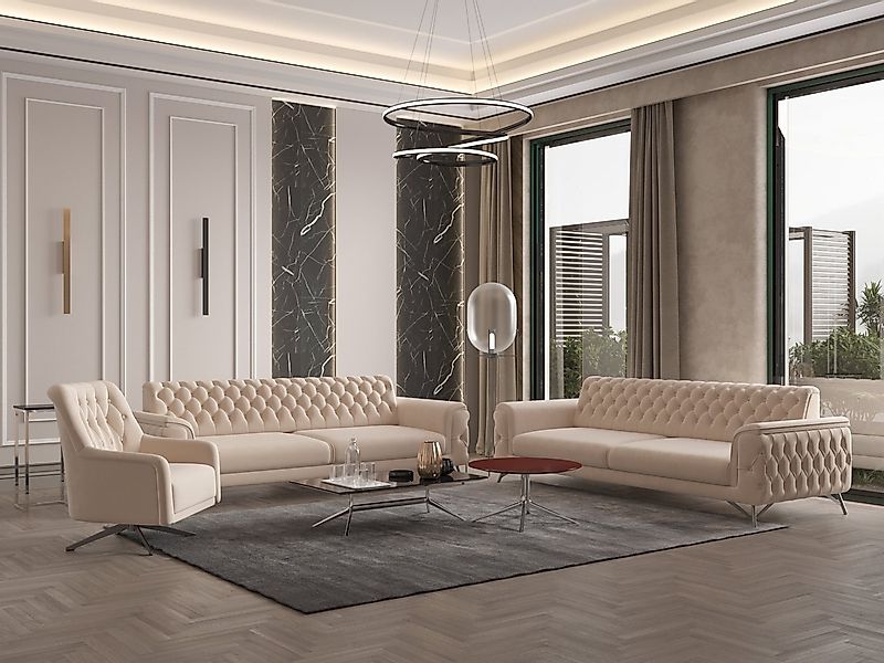 Möbeldreams Sofa Alina Living Kombi-Set Chesterfield günstig online kaufen