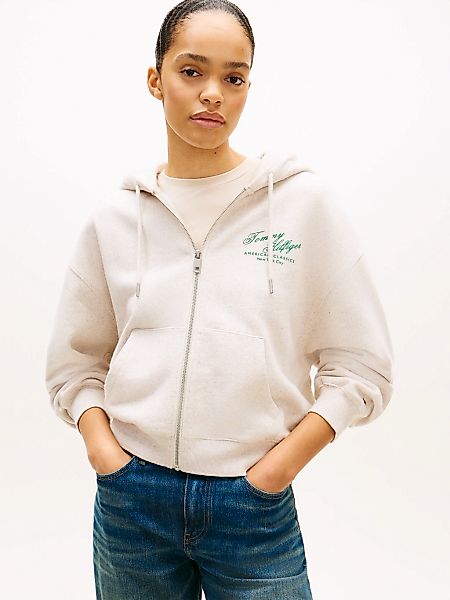 Tommy Hilfiger Kapuzensweatjacke "MDRN SCRIPT ZIP TERRY HOODIE" mit Print a günstig online kaufen