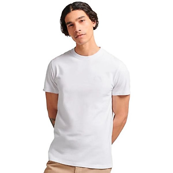 Superdry  T-Shirt White logo brodé günstig online kaufen