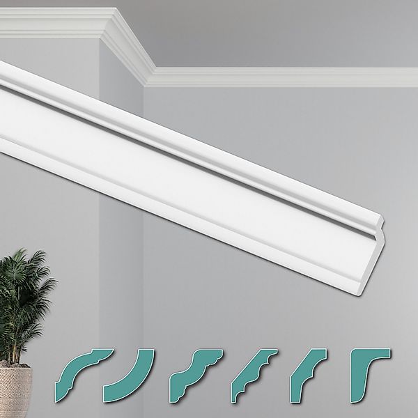 Hexim Deckenleiste ZG23, 20 Meter / günstig online kaufen