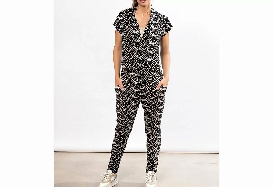 Nukus Overall Suit Jumpsuit Jersey Overall mit Allover Print aus Viskose günstig online kaufen