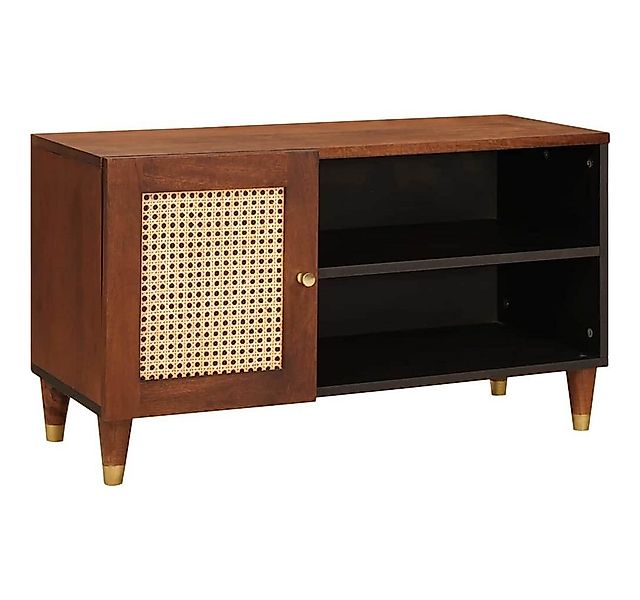 vidaXL Media-Regal Medienlagerung Schränke & Regale mit Tür Braun 80 x 31,5 günstig online kaufen