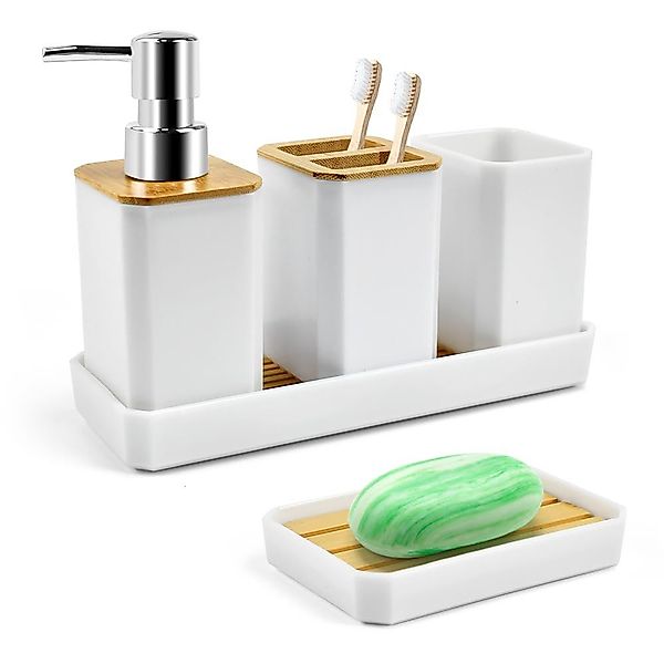 Coonoor Badaccessoire-Set Badezimmer Set 5 Teile, günstig online kaufen