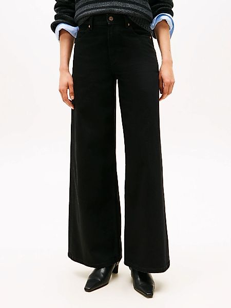 Tommy Hilfiger High-waist-Jeans "DNM BLACK 70s WIDE LEG HW" günstig online kaufen