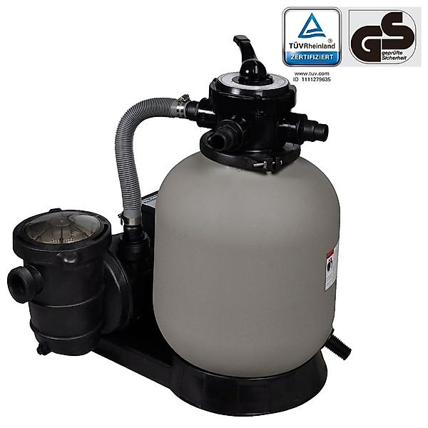 vidaXL Sandfilteranlage, Sandfilterpumpe 600 W 17.000 günstig online kaufen