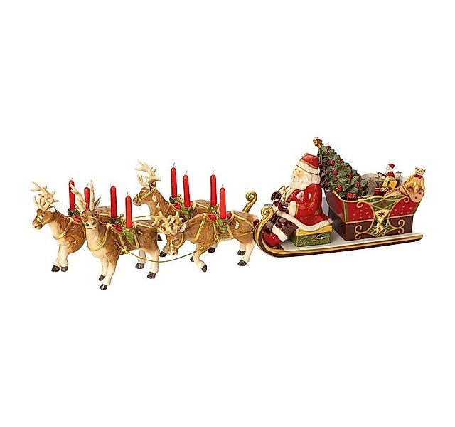 Villeroy & Boch Dekofigur Christmas Toys Memory Santa's Schlitten 22x70x16c günstig online kaufen