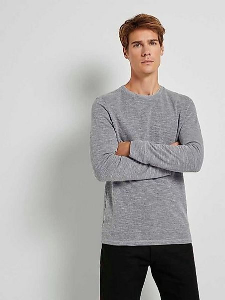 TOM TAILOR Rundhalsshirt Double Face Longsleeve (1-tlg) günstig online kaufen