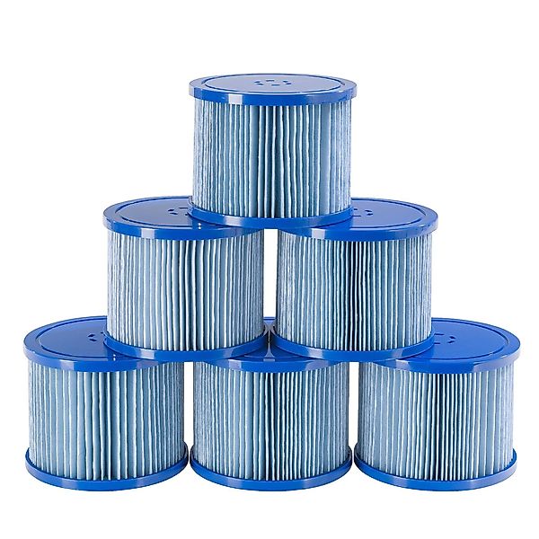 Arebos Pool-Filterkartusche Poolfilter, 6X Filterkartuschen Spa günstig online kaufen