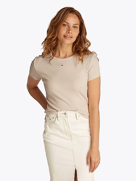 Tommy Jeans T-Shirt TJW SLIM ESSENTIAL RIB SS mit gerippter Struktur günstig online kaufen