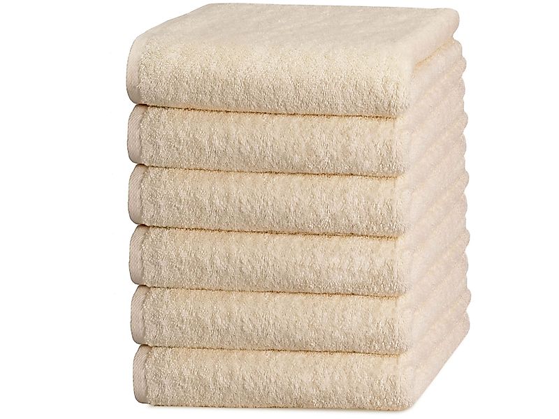 ZOLLNER Handtücher, Walkfrottier (6-St), 50 x günstig online kaufen