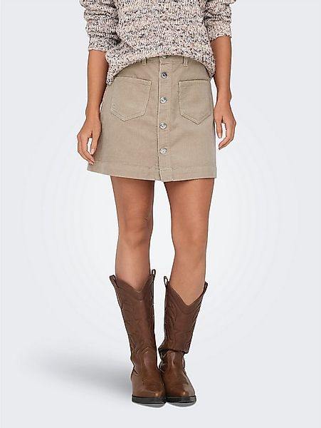 ONLY Cordrock ONLAMAZING HW CORD SKIRT Baumwollmischung günstig online kaufen