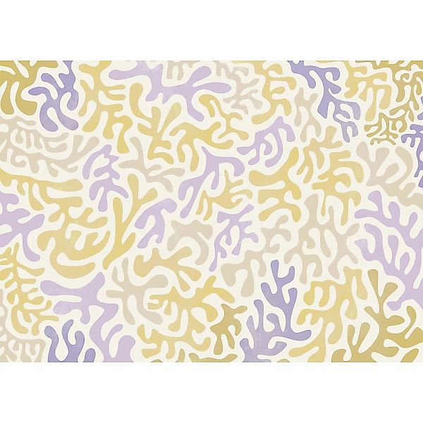 Komar Vliestapete Sage Flip 350 cm x 250 cm Gelb günstig online kaufen