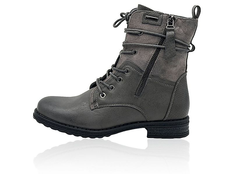 Nowaland Casual Damen Boots mit Warmfutter und Reißverschluss Stiefelette D günstig online kaufen