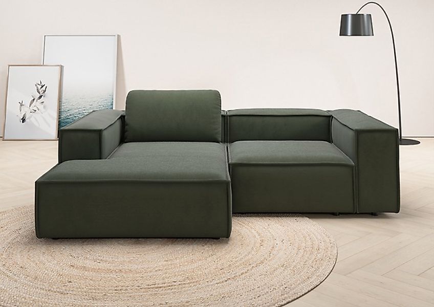 Home affaire Ecksofa »Watertown, kompakte L-Form, 246 cm breite für kleiner günstig online kaufen