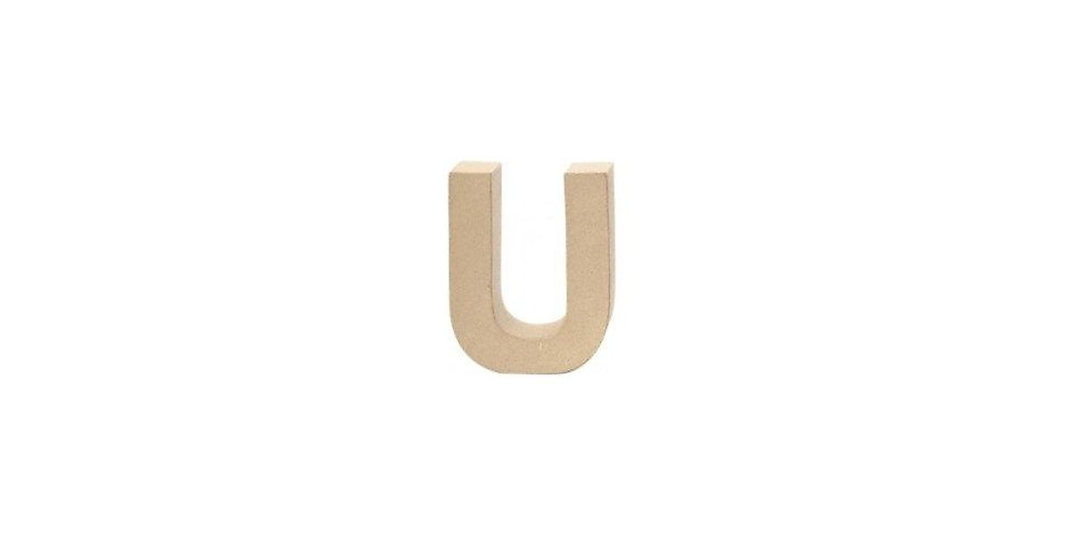 Glorex Dachpappe Glorex Papp-Buchstabe U 17,5 günstig online kaufen