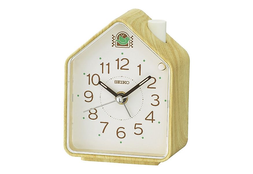 Seiko Wecker mit Vogelstimmen Hellbraun Marmoriert günstig online kaufen
