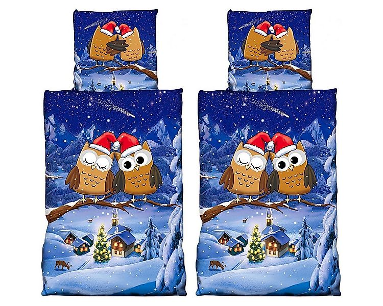 Visaggio Bettwäsche Winter Fleece Bettbezug flauschig warm, Fleece, 4 teili günstig online kaufen