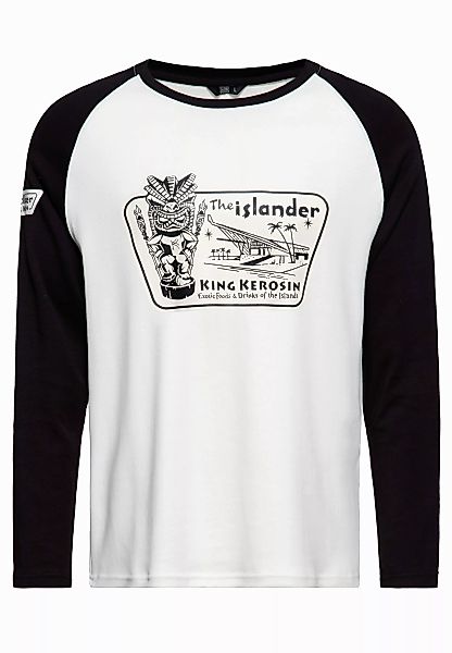 KingKerosin Longsleeve The Islander mit Raglanärmel günstig online kaufen