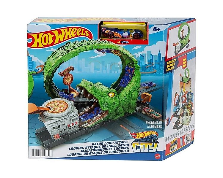 Mattel® Spielzeug-Auto Mattel HKX39 - Hot Wheels - Krokodil Angriff, Rennba günstig online kaufen
