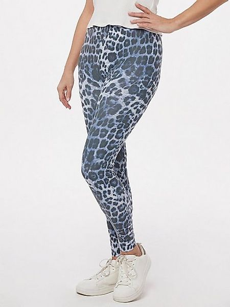 MONACO blue WEEKEND Leggings Stoffhose figurbetont im Animalprint günstig online kaufen