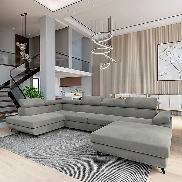 Masseno Ecksofa RUBANO mit Schlaffunktion U-Form, günstig online kaufen