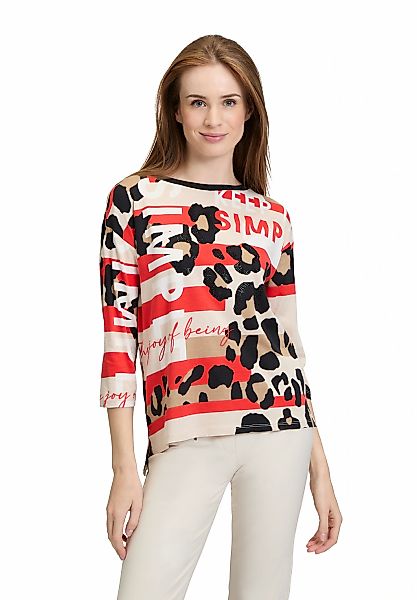 Betty Barclay 3/4-Arm-Shirt "Betty Barclay Damen Printshirt mit Seitenschli günstig online kaufen