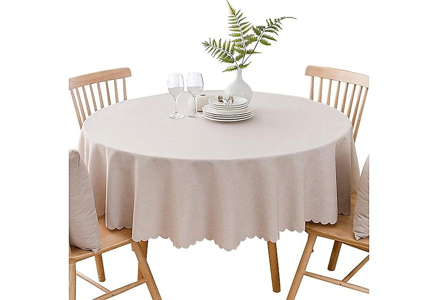 Refttenw Tischdecke Runde Tischdecke Weihnachten,indoor Tischdecken,wasser- günstig online kaufen