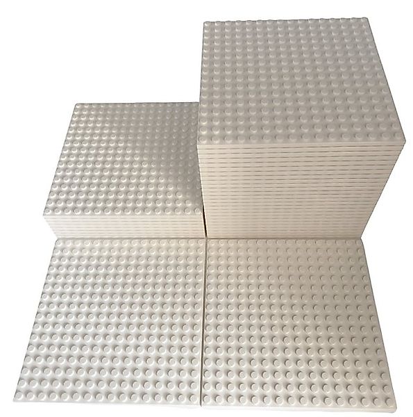 LEGO® Spielbausteine LEGO® 16x16 Bauplatten Weiß Platten - Beidseitig bebau günstig online kaufen