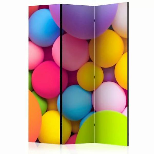 artgeist Paravent Colourful Balls [Room Dividers] mehrfarbig Gr. 135 x 172 günstig online kaufen