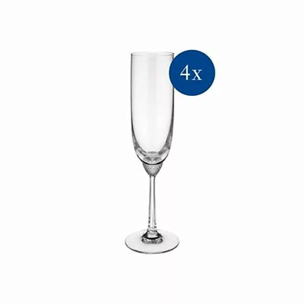 Villeroy & Boch OCTAVIE Champagnerglas 4er Set Sektgläser transparent günstig online kaufen