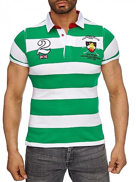 Egomaxx Poloshirt Polo Kragen Gestreift H1851 günstig online kaufen
