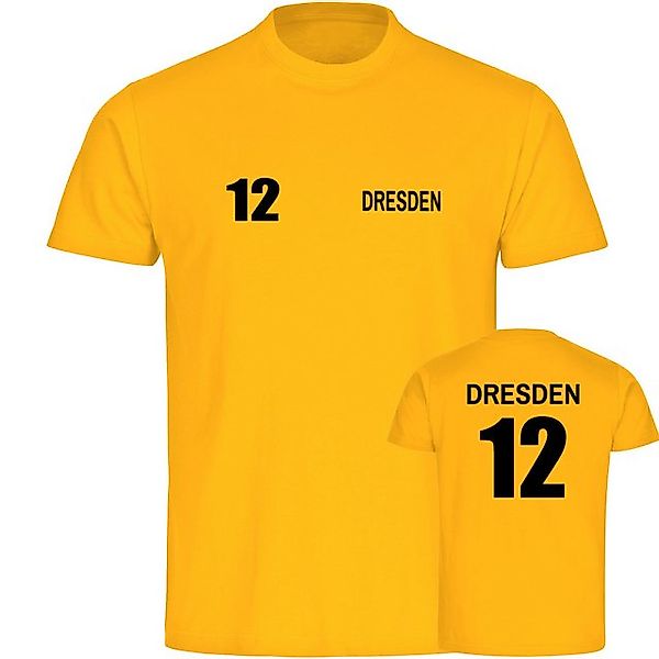 multifanshop T-Shirt Herren Dresden - Trikot Nummer 12 - Männer günstig online kaufen