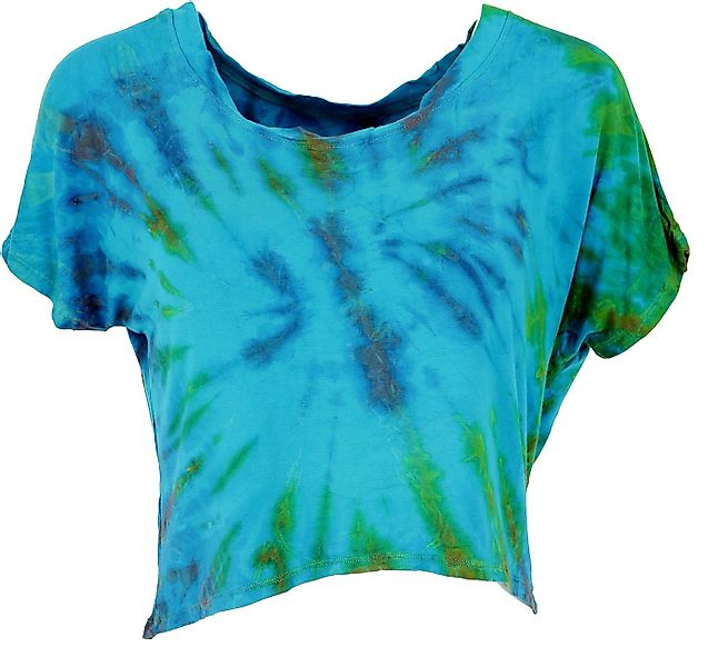 Guru-Shop T-Shirt Batik Hippie T-Shirt, Unikat Kurztop, Yogatop -.. Ethno S günstig online kaufen