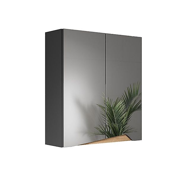 Vicco Badezimmerspiegelschrank Marelle, Anthrazit/Artisan, 60 x 67 cm mit h günstig online kaufen