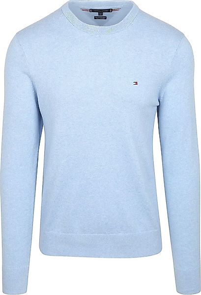 Tommy Hilfiger Pullover Kaschmir Hellblau - Größe L günstig online kaufen