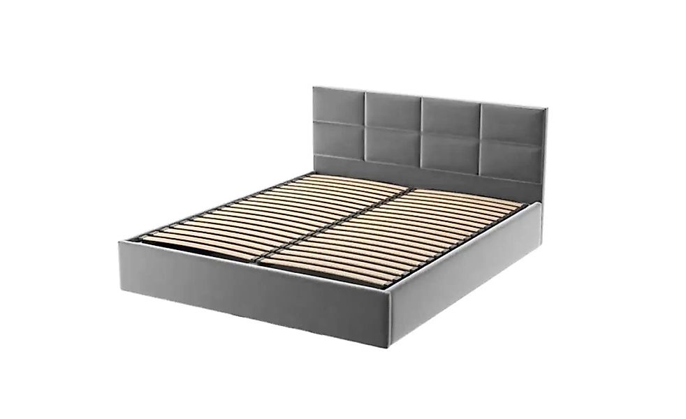 Polsterbett 200x200 Beige   ¦ grau ¦ Maße (cm): B: 169 H: 90 Betten > Polst günstig online kaufen