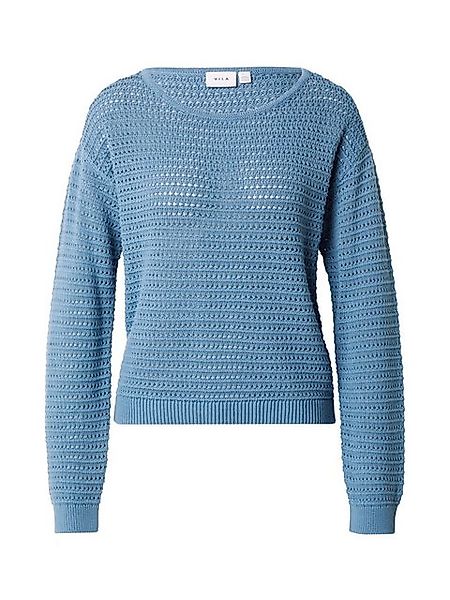 Vila Strickpullover BELLISINA (1-tlg) Lochmuster günstig online kaufen