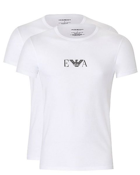 Emporio Armani Unterziehshirt CC715 (Bi-Pack, 2-St., 2er-Pack) Rundhals T-S günstig online kaufen