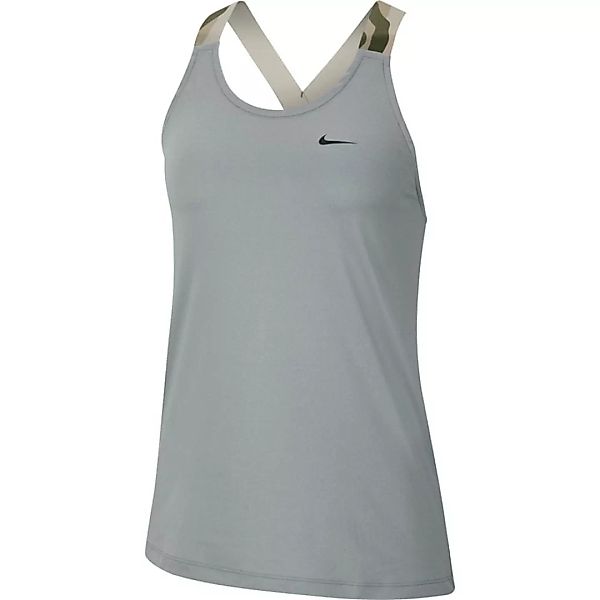 Nike Pro Camo Ärmelloses T-shirt L Particle Grey / Htr / Black günstig online kaufen