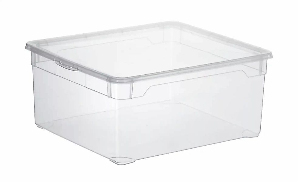 Rotho Aufbewahrungsbox   CLEAR ¦ transparent/klar ¦ Kunststoff ¦ Maße (cm): günstig online kaufen