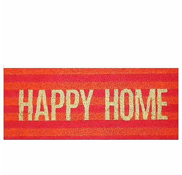 Giftcompany Fußmatte Happy Home 30 x 75 cm, rechteckig günstig online kaufen