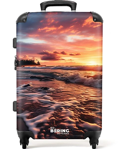 NoBoringSuitcases.com© Hartschalen-Trolley mit leuchtende Räder - günstig online kaufen