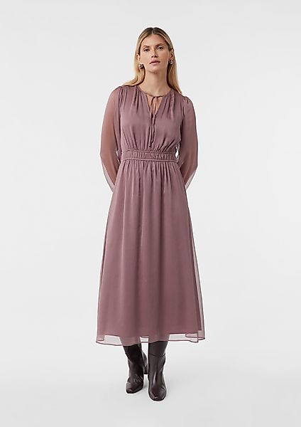 comma Maxikleid Feminines langes Kleid aus günstig online kaufen