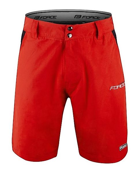 FORCE Fahrradhose FORCE MTB Shorts BLADE Innenhose & GEL Pad, rot günstig online kaufen