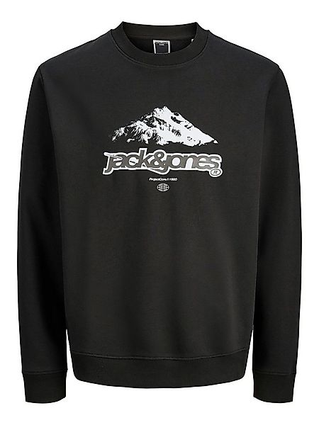 Jack & Jones Kapuzensweatshirt JCOFLARE FRONT PRINT SWEAT CREW NECK günstig online kaufen