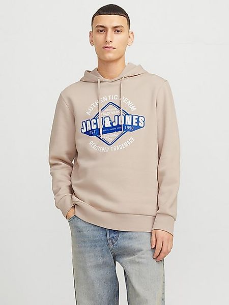 Jack & Jones Kapuzensweatshirt JJELOGO SWEAT HOOD 2 COL 24/25 NOOS mit Logo günstig online kaufen