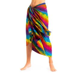 PANASIAM Pareo Sarong Wachsbatik schwarz-weiß aus günstig online kaufen